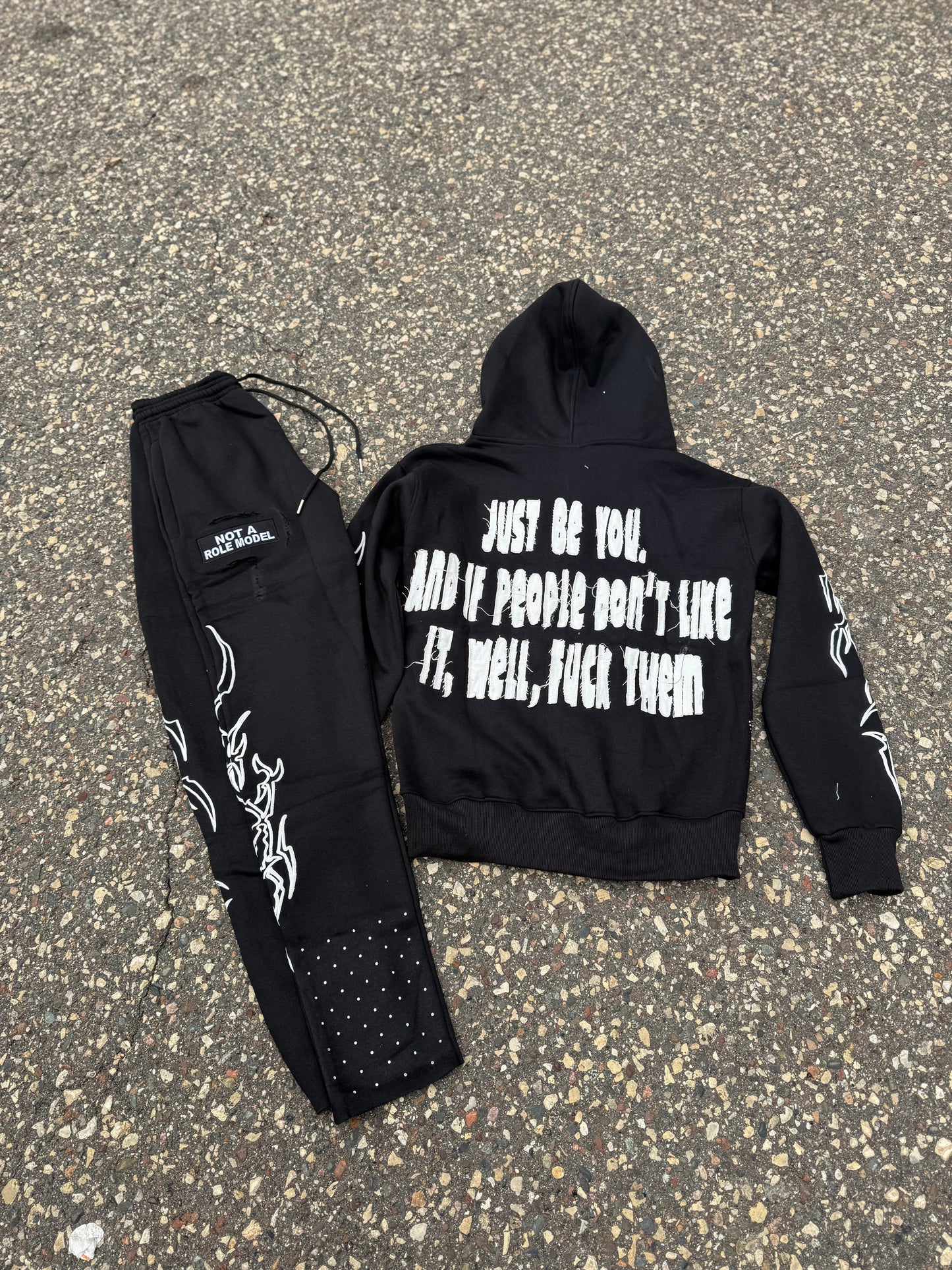 NOT A ROLE MODEL FULL jogging SUIT