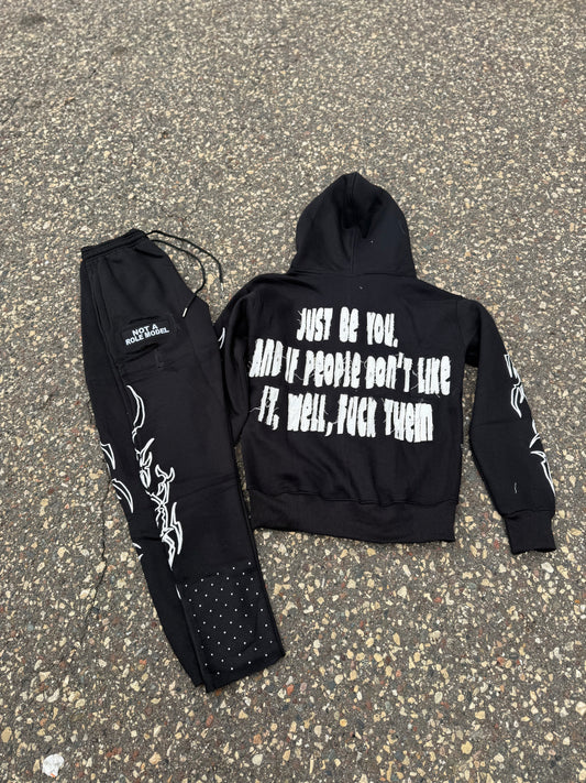 NOT A ROLE MODEL FULL jogging SUIT