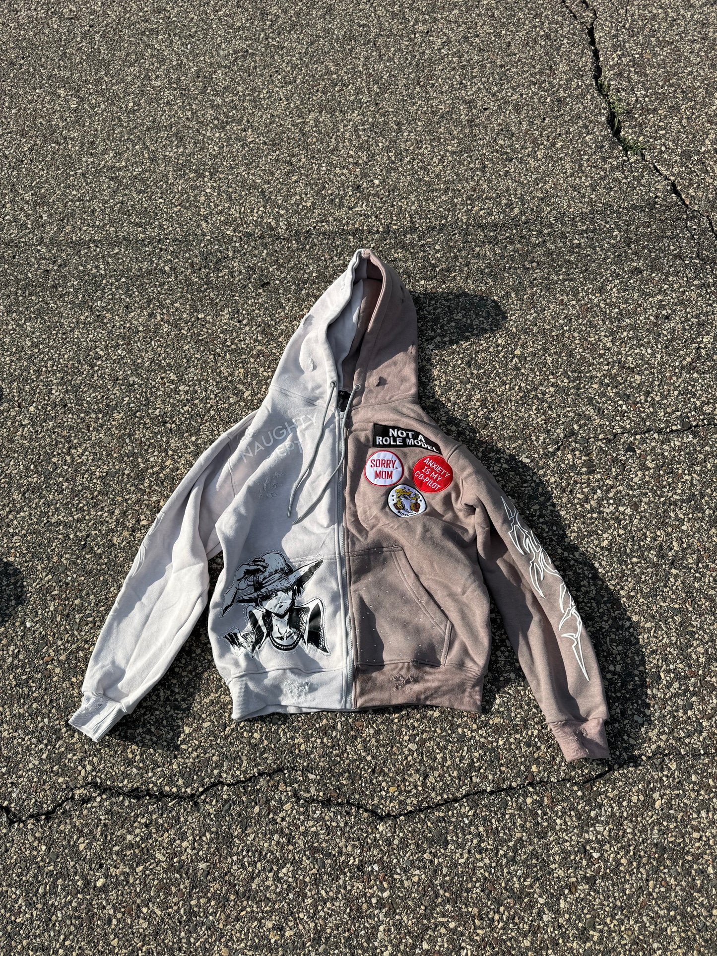 NOT A ROLE MODEL ZIP-UP Hoodie